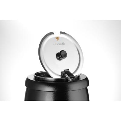 Konvice na polévku, HENDI, Kitchen Line, 8L, Černá, 230V/400W, ⌀330x(H)363mm | 860083